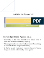 Artificial Intelligence 3451: UNIT: 03 Knowledge Representation