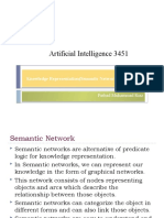 Artificial Intelligence 3451: UNIT: 03 Knowledge Representation (Semantic Network and Frame)