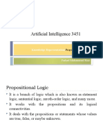 Artificial Intelligence 3451: UNIT: 03 Knowledge Representation