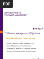 Introduction To It Service Management: Slide 1