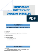 Práctica N 6 Determinación Volumétrica de OD