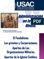 La Administracion en La Edad Media