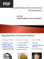 Lecture 2 - Social Welfare Perspectives & Development