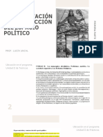 Representación y Construcción Del Espacio Político. Primera Parte. Clase 3