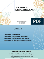 Prosedur Komunikasi Kelaur