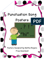 3-Punctuation Song Posters TPT