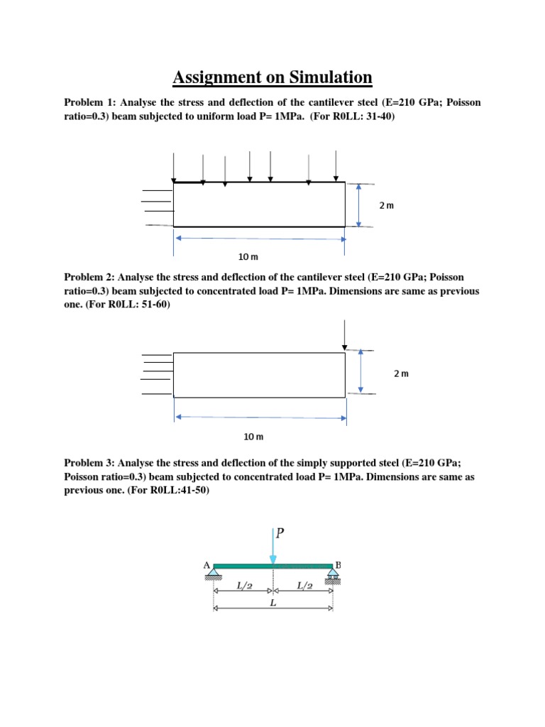 Assignment On Simulation | PDF | Science & Mathematics