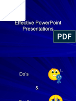 Effective Powerpoint Presentations