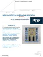 MDD 302 Detector Diferencial