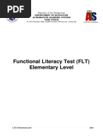 JHS FLT Complete Package PDF | PDF | Multiple Choice | Usb Flash Drive