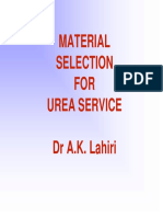 7 - Material Selection For Urea Service