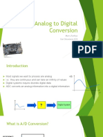 Analog - Digital Conversion