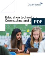 Credit Suisse - Education technology Coronavirus and beyond