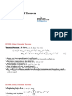 Binomial Theorem: IIT JEE (Main) Examination