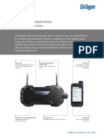 Dräger X-Pid 9000/9500 Multi-Gas Detection: Sensor Unit Integrated Photoionisation Detector (PID) Control Unit