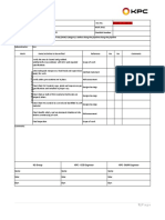 FOC Conduit Pipe Checklist