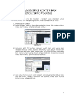 Cara Membuat Kontur Dan Menghitung Volume (2)