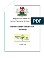 Information and Communication Technology NTWG Report