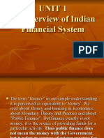 Unit 1 An Overview of Indian Financial System