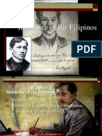 Indolence of The Filipinos