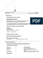 Safety Data Sheet: Masterseal CR 125