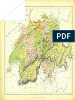 Vintage Map of Switzerland George Phillips and Son