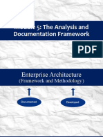 The Analysis and Documentation Framework