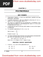 Polynomials Assignment 4