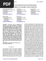Smart Crop Protection System From Living Objects and Fire Using Arduino