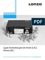 Lysat D'amoebocytes de Limule (LAL) Kinetic-QCL™: Pharma&Biotech