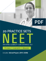 NEET 2021 - 20 Practice Sets (I - GK Publications