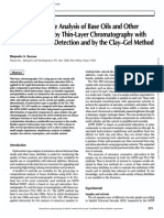 13 Hydrocarbon-Type Analysis of Base Oils and Other Heavy Distillated by Thin Layer Chromatogr.