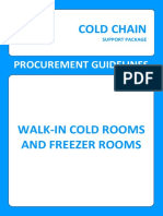 Cold Freezer Procurement WHO