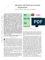 Background Subtraction With Real-Time Semantic Segmentation