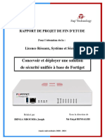 Concevoir Et Déployer Une Solution de Sécurité Unifiée À Base de Fortiget