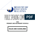 Rules and Guidelines: FOR Primary and Secondary Schools