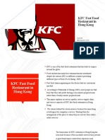 KFC Service Concept in Hong Kong