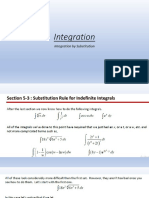 Integration by Substitution