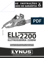 Manual Eletrosserra Ell 2200 Eletrosserra 37