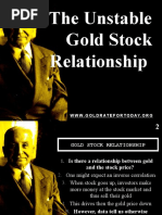 The Unstable Gold-Stock Relationship