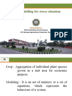 Stress Modelling For Different Stress Situations For Fruit Crops