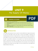 Unit 9 The Supply of Money