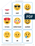 Feelings - Feelings - Emoji Flashcards
