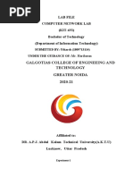 Galgotias College of Engineeing and Technology Greater Noida 2020-21