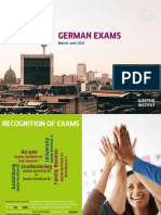 German Exams: March-June 2021