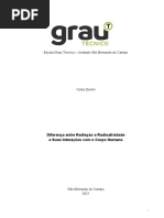 GRAU TÉCNICO - Diferenças Entre Radiação e Radioatividade