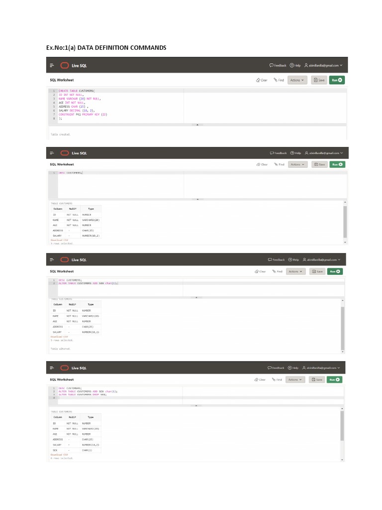 SQL Data Commands and Querying Techniques | PDF | Computers