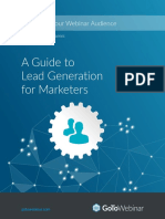 A Guide To Lead Generation For Marketers: Attracting Your Webinar Audience