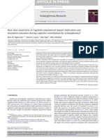 Schizophrenia Research: Alice M. Saperstein David A. Lynch Min Qian Alice Medalia