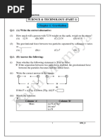 Science 1 - Chapterwise Practice Papers + PYQ